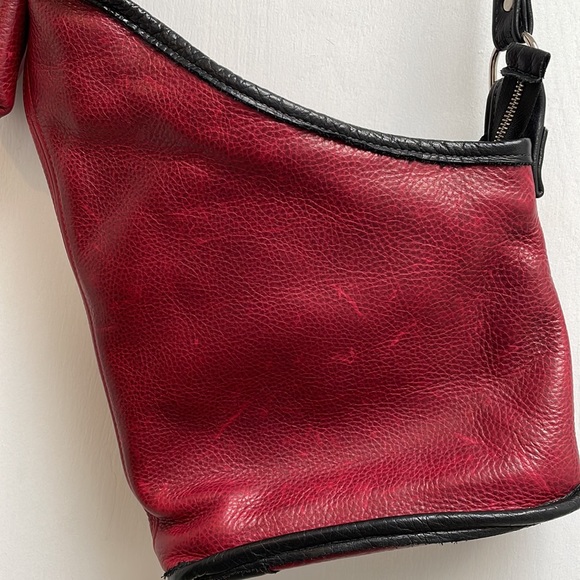 Leather handbag, large shoulder bag! Very Unique!! - Picture 2 of 15